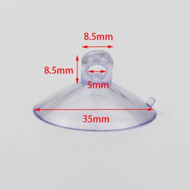 10Pcs Black Aquarium Suction Cup Air Tube Holder Sucker for Fish Tank Pump Oxygen Air Tube Fixing Clip Accessories For Aquarium | Stornfield