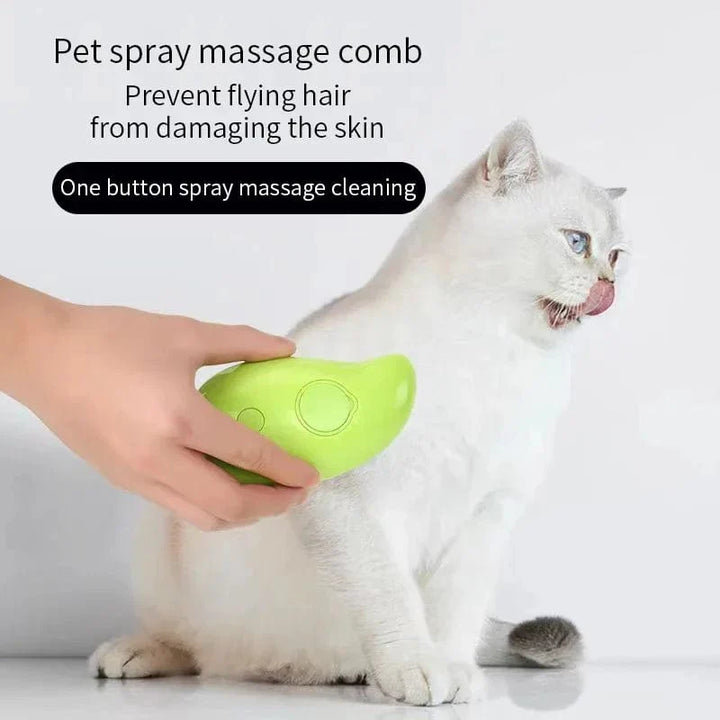 Cat Steam Brush Pet Triple Beauty Comb Dog Grooming Hair Removal Comb Electric Spray Dogs Steamy Supplies Products Home Garden | Stornfield