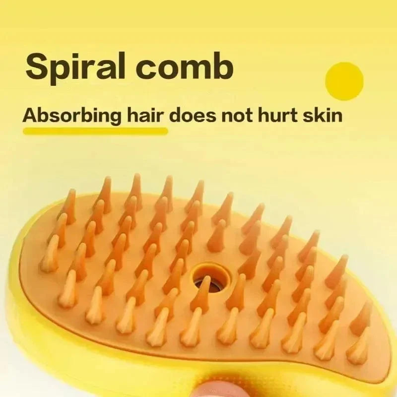 Cat Steam Brush Pet Triple Beauty Comb Dog Grooming Hair Removal Comb Electric Spray Dogs Steamy Supplies Products Home Garden | Stornfield