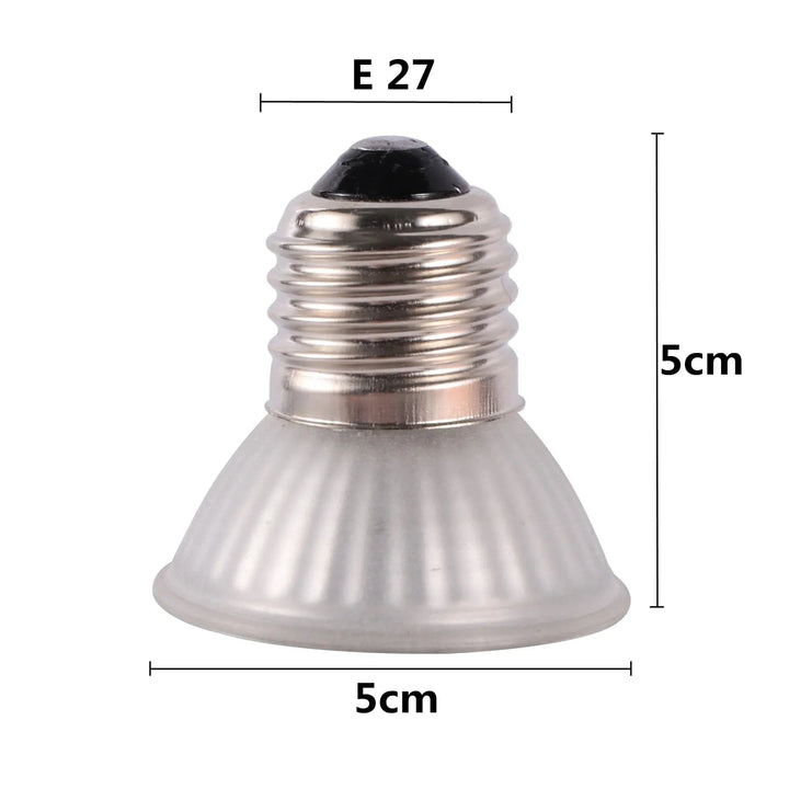 CE Reptile Lamp  UVA+UVB 3.0 Pet Heat Lamp Bulb Turtle Basking  Light Bulbs Amphibians Lizards Temperature Controlle | Stornfield