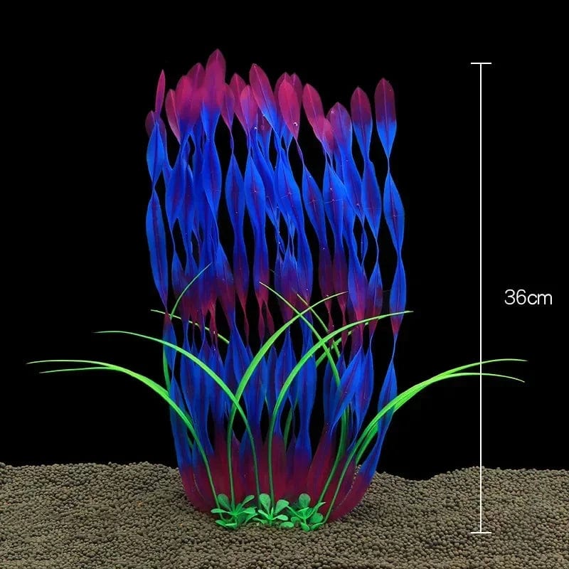 Fish Tank Water Plant Decoration Aquarium Decor Aquatic Plants Underwater Plastic Artificial Grass Accessories Pet Supplies Home | Stornfield