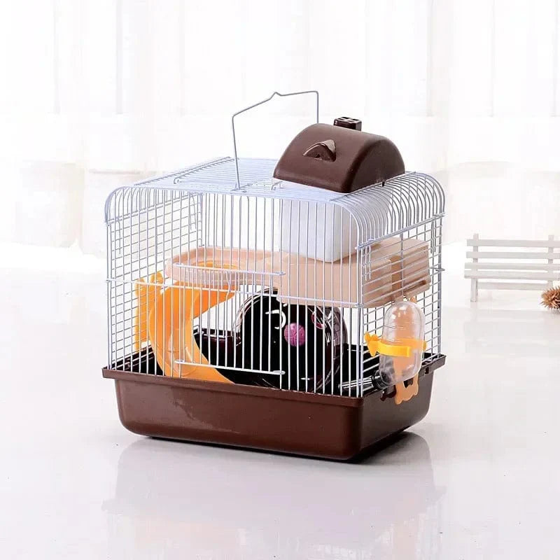Hamster Cage Glamping Accessories Mouse Toy Villa Small House Hideout Hut Plastic Pet Travel Rat | Stornfield