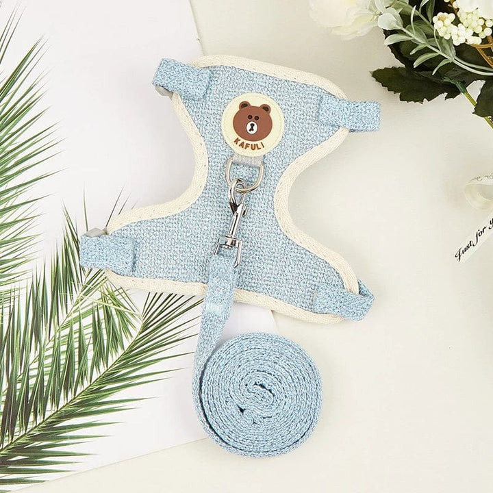 Newest Cute Rabbit Harness and Leash Set Bunny Pet Accessories Vest Harnesses Rabbit Leashes for Outdoor Walking Pets Supplies | Stornfield