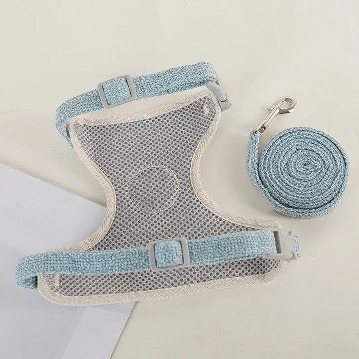 Cute Rabbit Harness Leash Set Bunny Pet Accessories Small Pet Carrier Teddy Bear Cat Leash Rabbit Collar  Rabbit Accessories | Stornfield