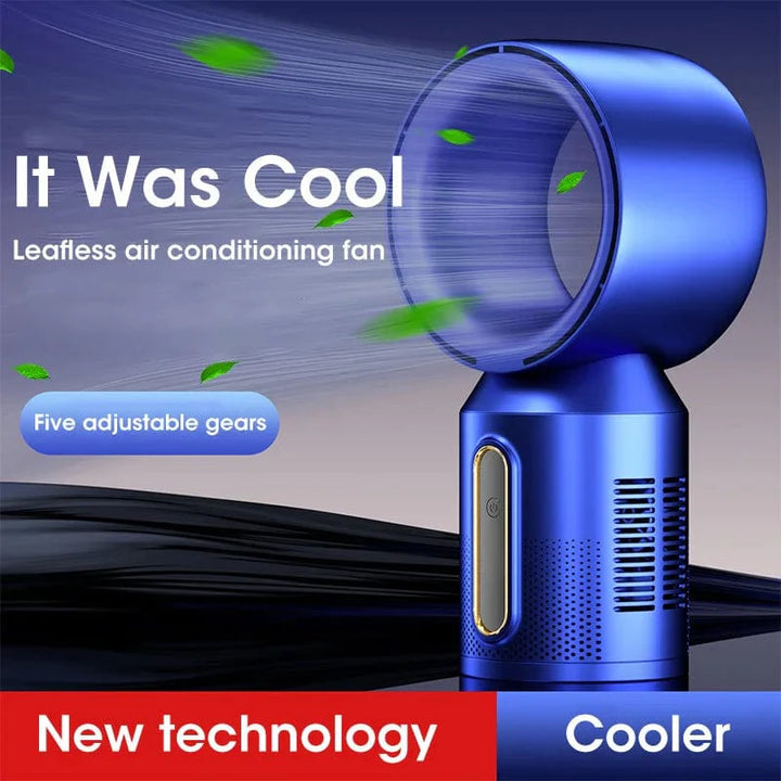 Desktop Bladeless Electric Fan Table Fan 5 Speed Tower Fan For Baby Cooler Air Conditioner USB Rechargeable Cooler Fan | Stornfield