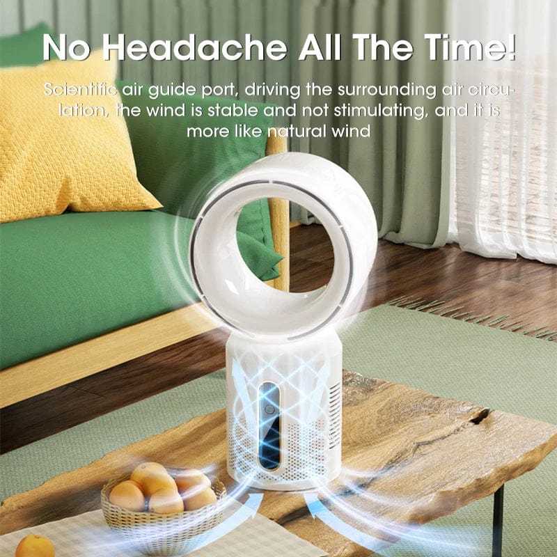 Desktop Bladeless Electric Fan Table Fan 5 Speed Tower Fan For Baby Cooler Air Conditioner USB Rechargeable Cooler Fan | Stornfield