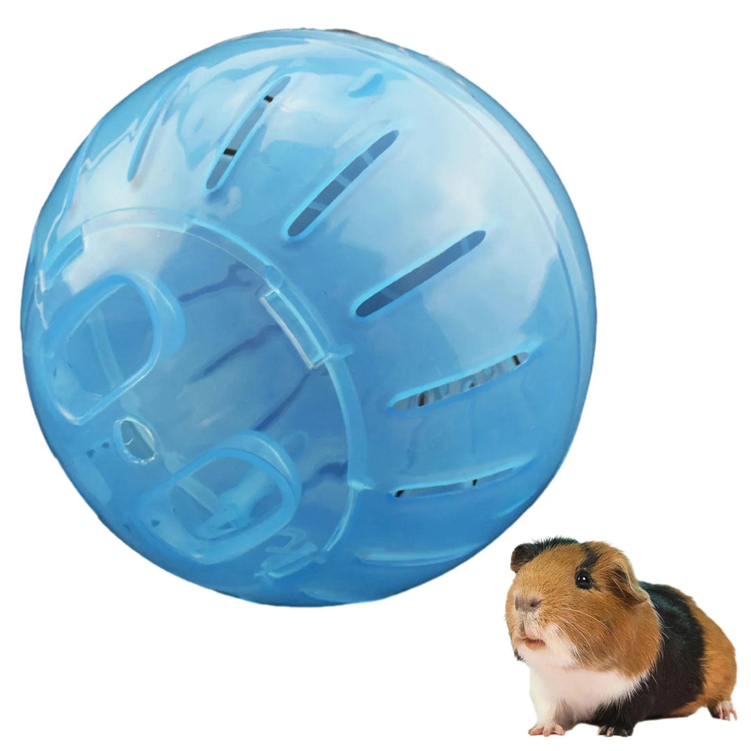 Detachable Small Animal Plastic Hamster Ball For Pets Exercise Toy Guinea Pig Running Wheel Yellow Blue Pink Playing Cage Dwarf | Stornfield