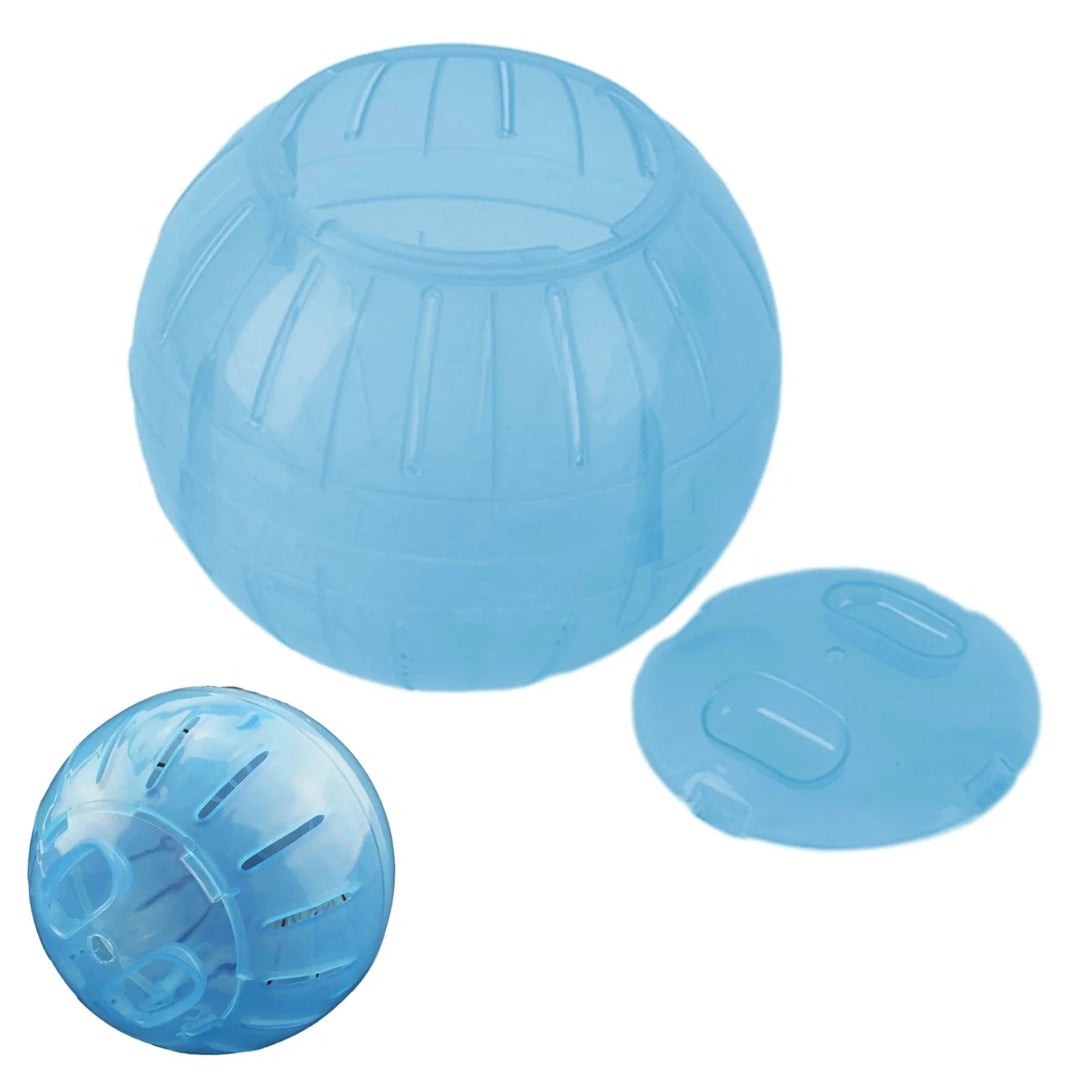 Detachable Small Animal Plastic Hamster Ball For Pets Exercise Toy Guinea Pig Running Wheel Yellow Blue Pink Playing Cage Dwarf | Stornfield