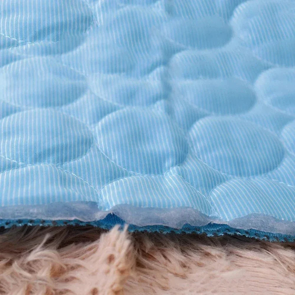 Dog Cooling Pad Ice Silk Fabric Self Cooling Gel Breathable Washable Summer Pet Mat for Dogs Cats Sofa Kennel Bed Comfortable La | Stornfield