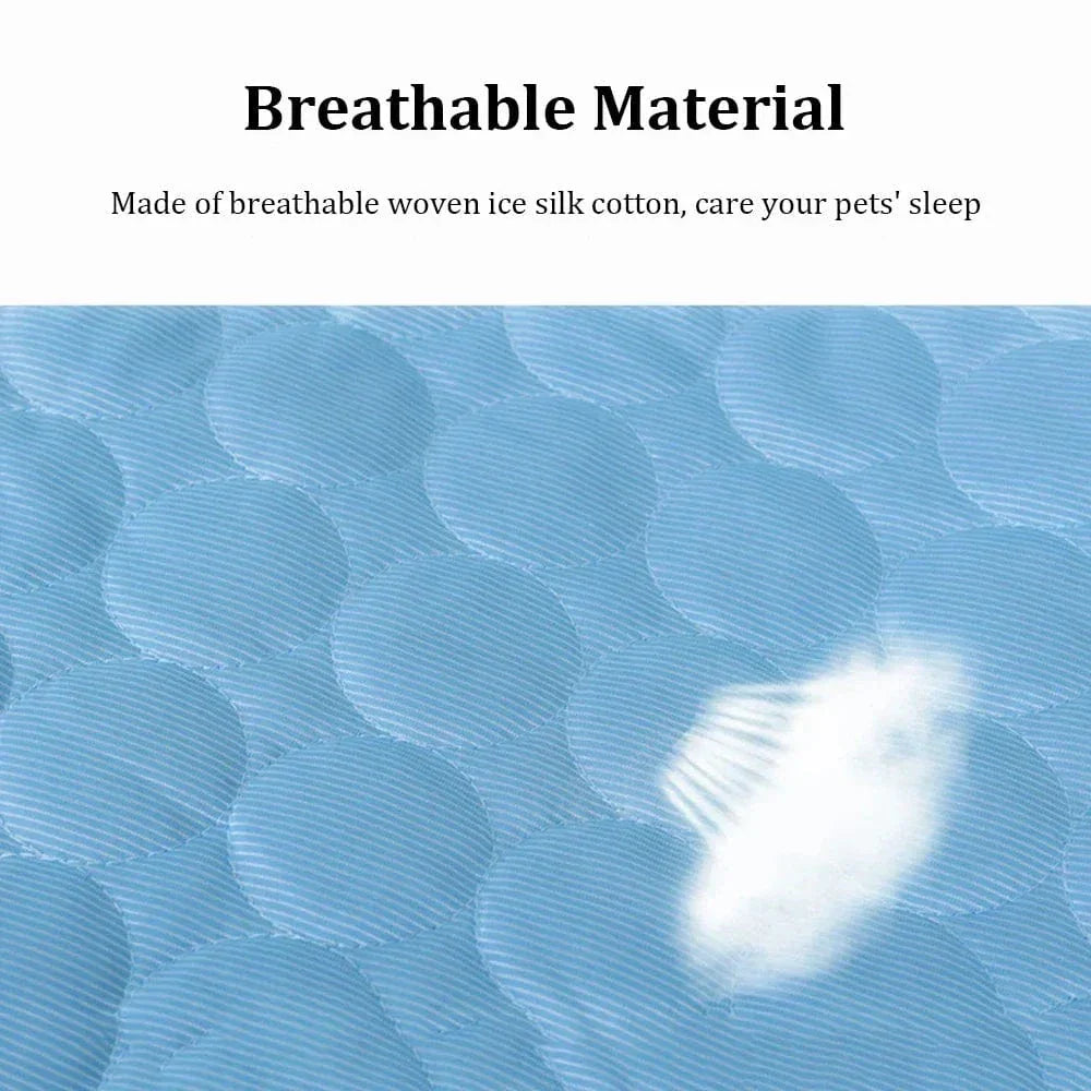 Dog Cooling Pad Ice Silk Fabric Self Cooling Gel Breathable Washable Summer Pet Mat for Dogs Cats Sofa Kennel Bed Comfortable La | Stornfield