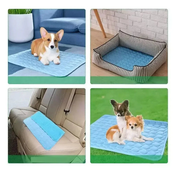 Dog Cooling Pad Ice Silk Fabric Self Cooling Gel Breathable Washable Summer Pet Mat for Dogs Cats Sofa Kennel Bed Comfortable La | Stornfield