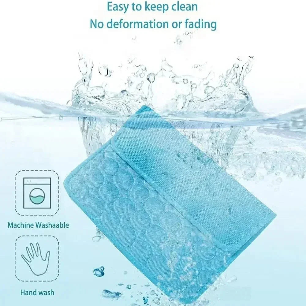 Dog Cooling Pad Ice Silk Fabric Self Cooling Gel Breathable Washable Summer Pet Mat for Dogs Cats Sofa Kennel Bed Comfortable La | Stornfield
