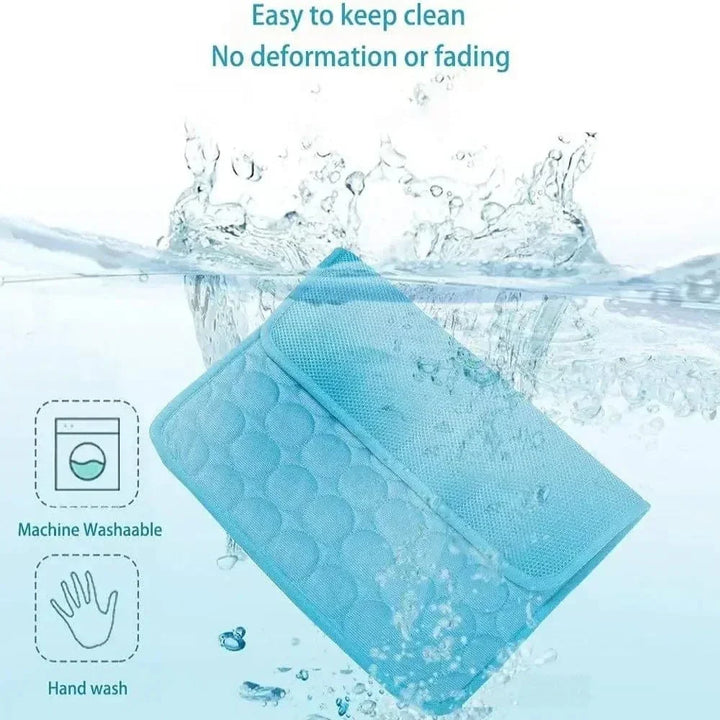 Dog Cooling Pad Ice Silk Fabric Self Cooling Gel Breathable Washable Summer Pet Mat for Dogs Cats Sofa Kennel Bed Comfortable La | Stornfield
