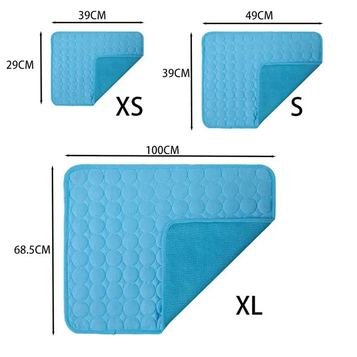 Dog Cooling Pad Ice Silk Fabric Self Cooling Gel Breathable Washable Summer Pet Mat for Dogs Cats Sofa Kennel Bed Comfortable La | Stornfield