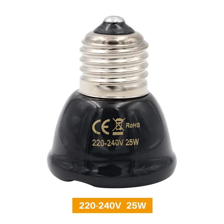 E27 Pet Heating Lamp for Turtle Snake lizard Infrared Ceramic Emitter Heat Light 50W/75W/100W Reptile Lamp Reptile Light EU Plug | Stornfield