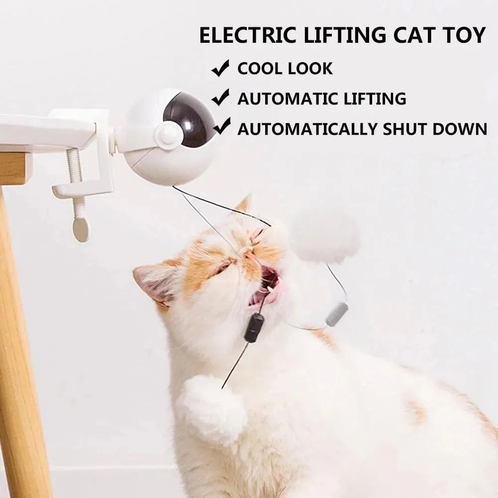 Electronic Motion Cat Toy YoYo Lifting Ball Electric Flutter Interactive Cat Teaser Toy Rotating Interactive Puzzle Pet Toy | Stornfield