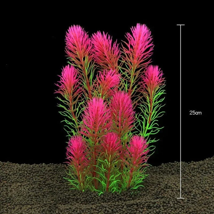 Fish Tank Water Plant Decoration Aquarium Decor Aquatic Plants Underwater Plastic Artificial Grass Accessories Pet Supplies Home | Stornfield