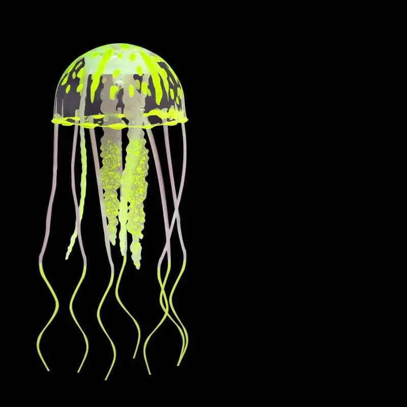 Artificial Jellyfish Fluorescent Transparent Floating Simulated Jellyfish Landscape Fish Tank Fish Pet Decorations Supplies | Stornfield