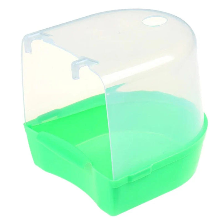Hanging Bird Bath Cube Parrots Bathtub Bath Shower Box Cage Accessory for Little Bird Canary Budgerigar Cockatiel Lovebird Boxes | Stornfield
