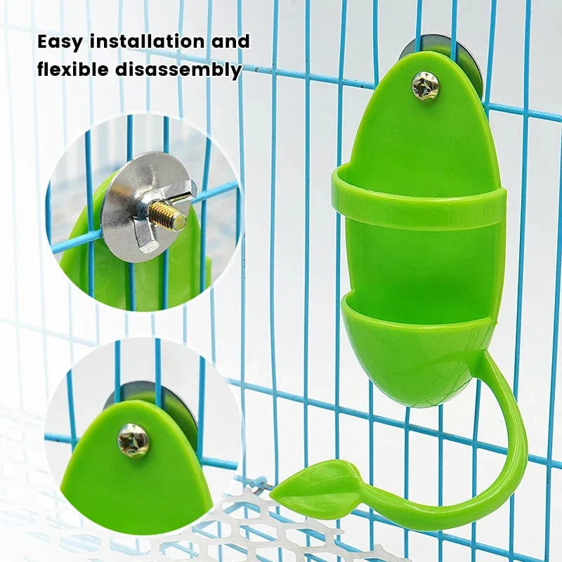 Parrot Food Feeder Bird Perching Frame Fun Bird Cage Feeder Parrot Feeding Toy Plastic Pet Feeding Supplies Parrot Feeding Toy | Stornfield