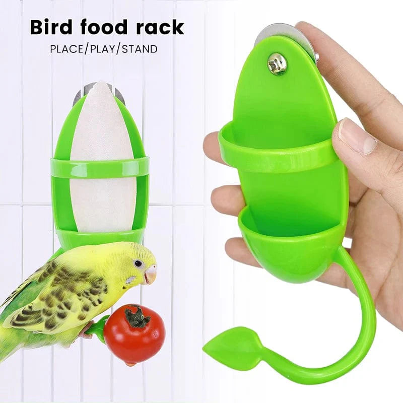 Parrot Food Feeder Bird Perching Frame Fun Bird Cage Feeder Parrot Feeding Toy Plastic Pet Feeding Supplies Parrot Feeding Toy | Stornfield