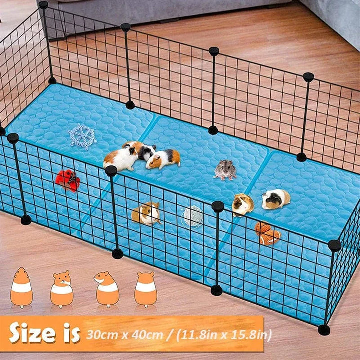 Guinea Pig Cage Liners Summer Small Animal Cooling Mat Breathable Hamster Pee Pad for Rabbit Cage Chinchilla Hedgehogs Pet Item | Stornfield