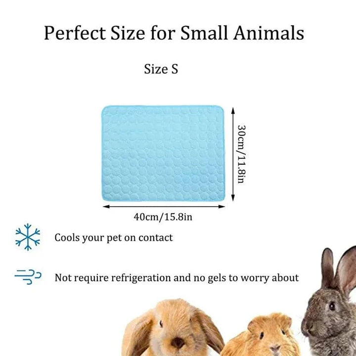 Guinea Pig Cage Liners Summer Small Animal Cooling Mat Breathable Hamster Pee Pad for Rabbit Cage Chinchilla Hedgehogs Pet Item | Stornfield