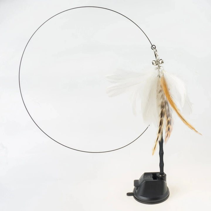 Handfree Bird/Feather Cat Wand with Bell Powerful Suction Cup Interactive Toys for Cats Kitten Hunting Exercise Pet Products | Stornfield