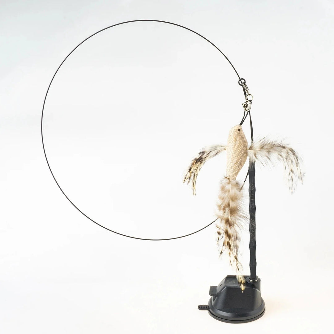 Handfree Bird/Feather Cat Wand with Bell Powerful Suction Cup Interactive Toys for Cats Kitten Hunting Exercise Pet Products | Stornfield