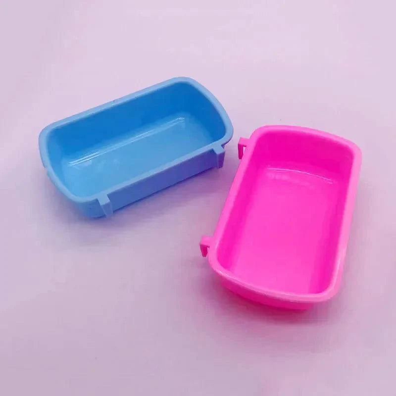 Hangable Plastic Hamster Squirrel Food Feeder Small Pets Water Drinking Bowl Food Bowl Pets Hamster Cage Product Accessories | Stornfield