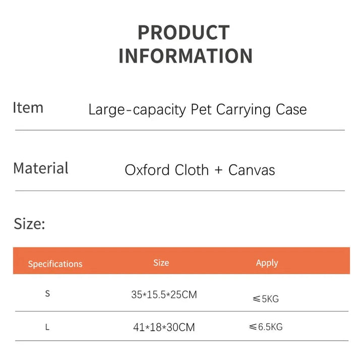 Hanpanda Four Season Large Space Breathable Side Opening Carrier For Dogs Portable Cat Canvas Shoulder Bag Pet Travel Supplies | Stornfield