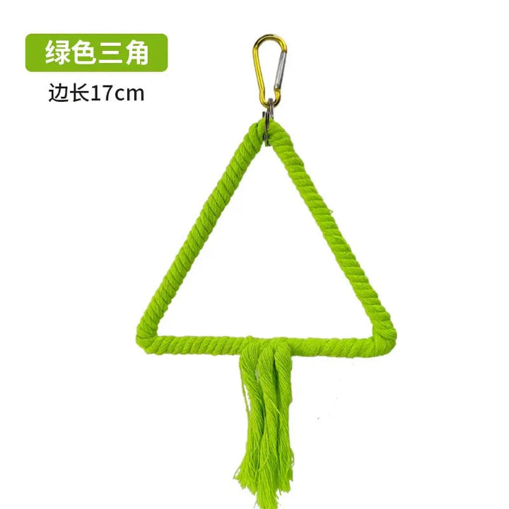 Parrot Chew Toy Cotton Rope Birds Toy Bite Bridge Bird Tearing Toys Cockatiels Training Hang Swings Birds Cage Supplies | Stornfield