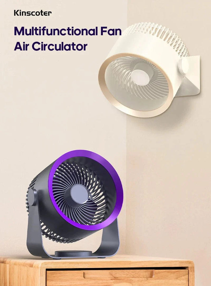 KINSCOTER Multifunctional Electric Fan Circulator Wireless Portable Home Quiet Ventilator Desktop Wall Ceiling Fan Air Cooler | Stornfield
