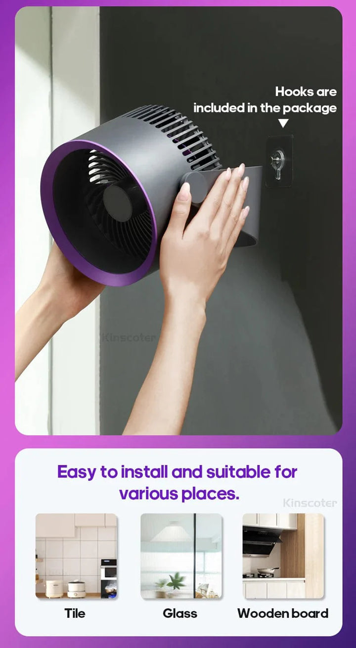 KINSCOTER Multifunctional Electric Fan Circulator Wireless Portable Home Quiet Ventilator Desktop Wall Ceiling Fan Air Cooler | Stornfield