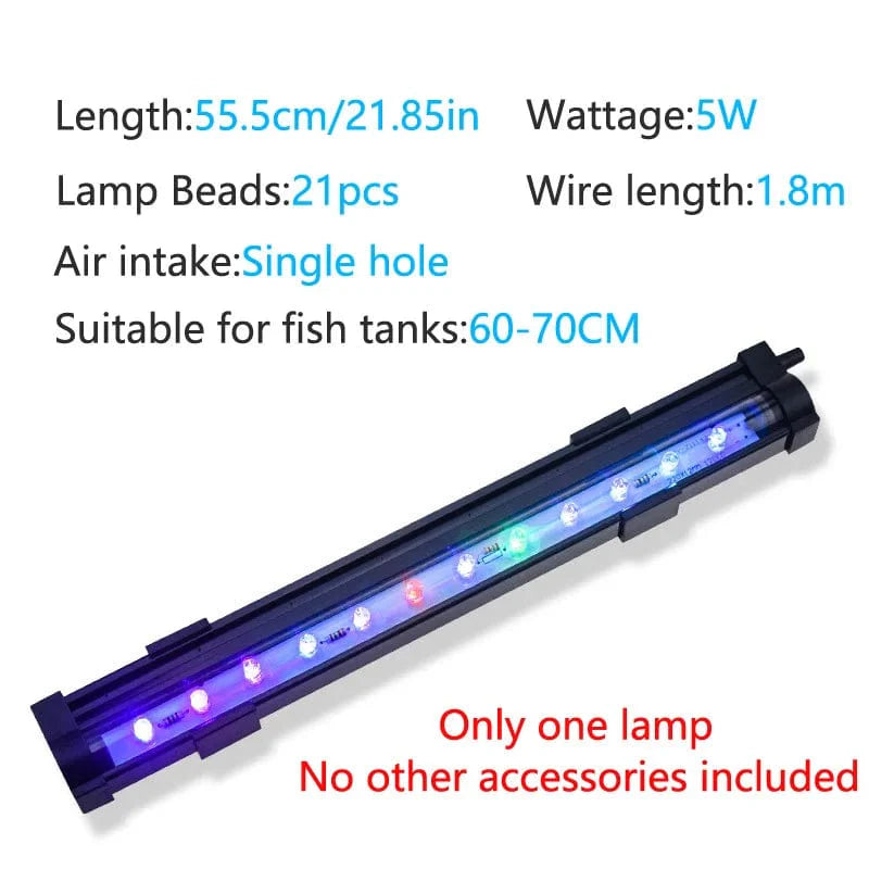 LED Air Bubble Light Aquarium Lamp Underwater Submersible Fish Tank Light Color Changing Making Oxygen for Fish Tank | Stornfield