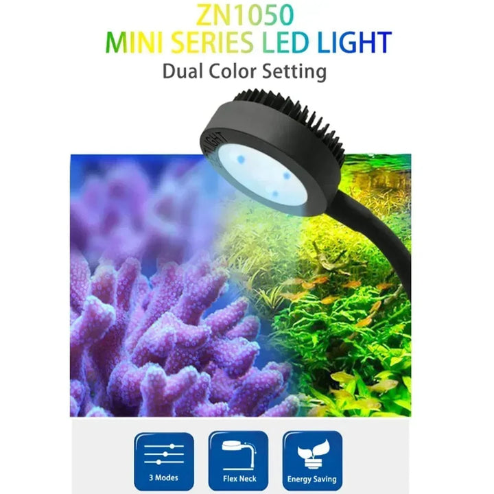 Zetlight LED lamp M1 LED Full Spectrum Nano Small Aquarium Fish Tank Sea Water Saltwater Marine Coral Reef LED and plant Light | Stornfield