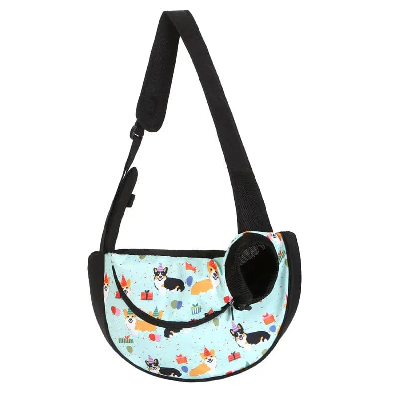 Mesh Oxford Pet Outdoor Travel Pet Puppy Carrier Handbag Pouch Single Shoulder Bag Sling Mesh Comfort Travel Tote Shoulder Bag | Stornfield