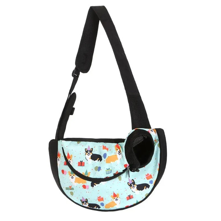 Mesh Oxford Pet Outdoor Travel Pet Puppy Carrier Handbag Pouch Single Shoulder Bag Sling Mesh Comfort Travel Tote Shoulder Bag | Stornfield