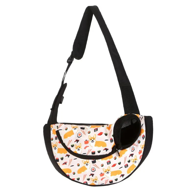 Mesh Oxford Pet Outdoor Travel Pet Puppy Carrier Handbag Pouch Single Shoulder Bag Sling Mesh Comfort Travel Tote Shoulder Bag | Stornfield