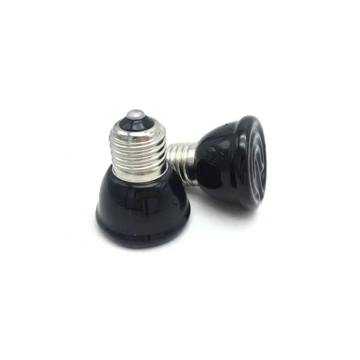 Mini Infrared Ceramic Heating Lamp, Heat Emitter Light Bulb, Pet Reptile, Tortoise Terrapin, Small Pets, 20W, 40W, 60W, 80W | Stornfield