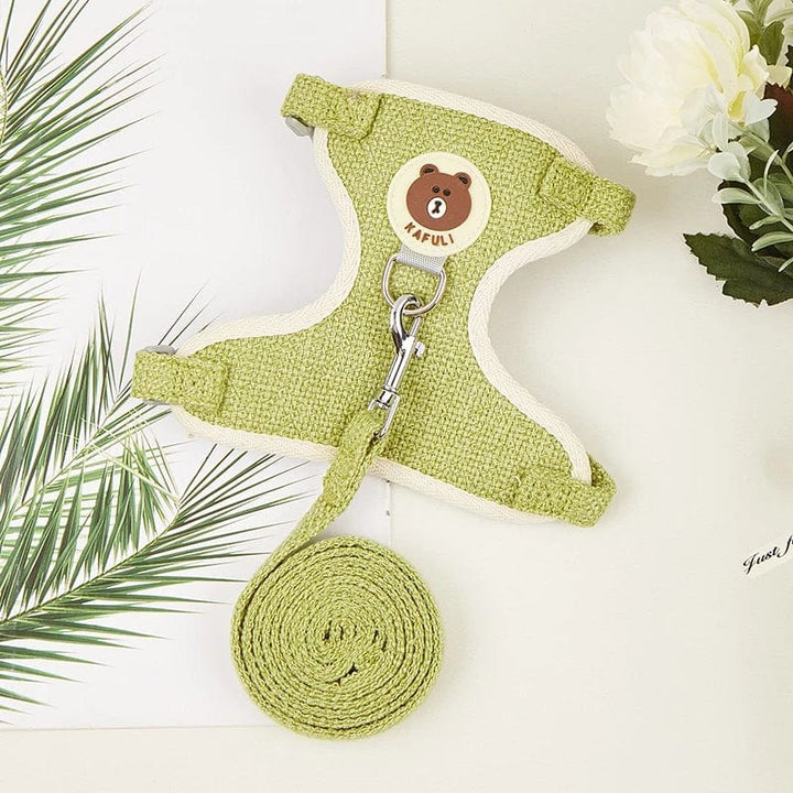 Newest Cute Rabbit Harness and Leash Set Bunny Pet Accessories Vest Harnesses Rabbit Leashes for Outdoor Walking Pets Supplies | Stornfield
