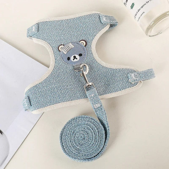 Newest Cute Rabbit Harness and Leash Set Bunny Pet Accessories Vest Harnesses Rabbit Leashes for Outdoor Walking Pets Supplies | Stornfield