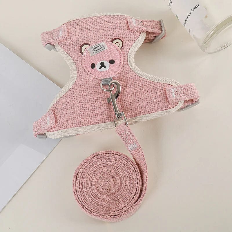 Newest Cute Rabbit Harness and Leash Set Bunny Pet Accessories Vest Harnesses Rabbit Leashes for Outdoor Walking Pets Supplies | Stornfield