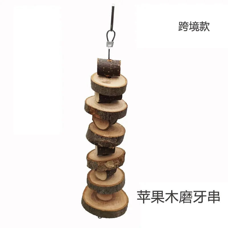 Parrot Chew Toy Cotton Rope Birds Toy Bite Bridge Bird Tearing Toys Cockatiels Training Hang Swings Birds Cage Supplies | Stornfield