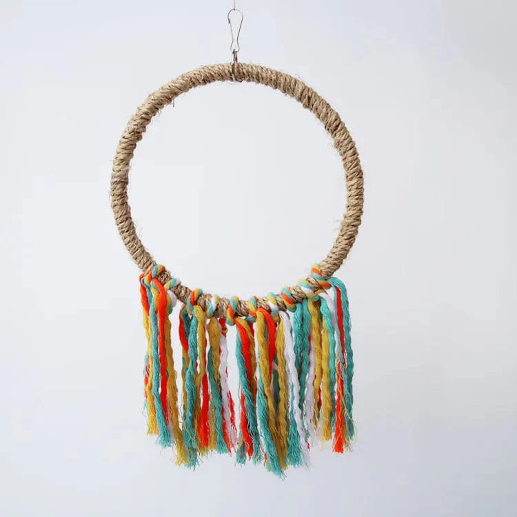 Parrot Chew Toy Cotton Rope Birds Toy Bite Bridge Bird Tearing Toys Cockatiels Training Hang Swings Birds Cage Supplies | Stornfield