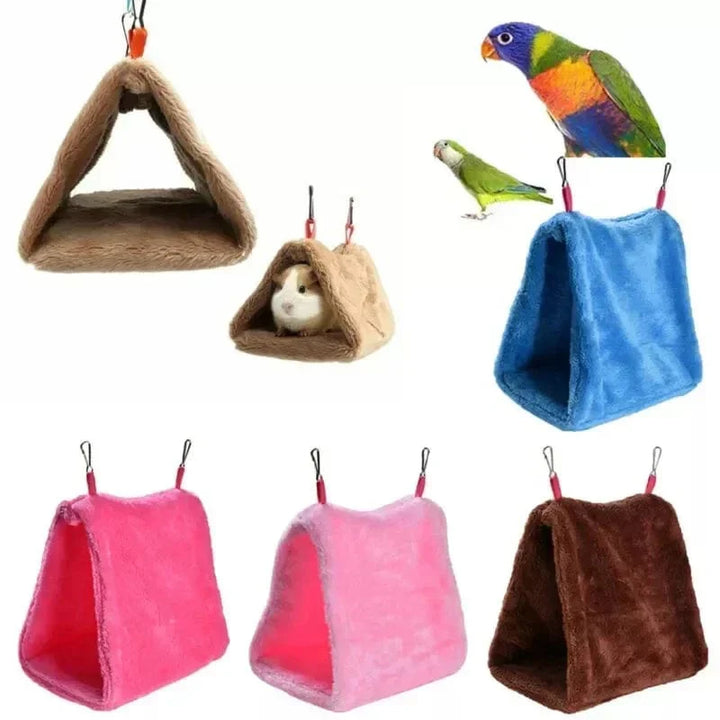 Pet Bird Parrot Cages Warm Bird Hammock Hanging Tent Bed for Bird Sleeping Bird Cage Decoration Accessories Bird House Bird Nest | Stornfield
