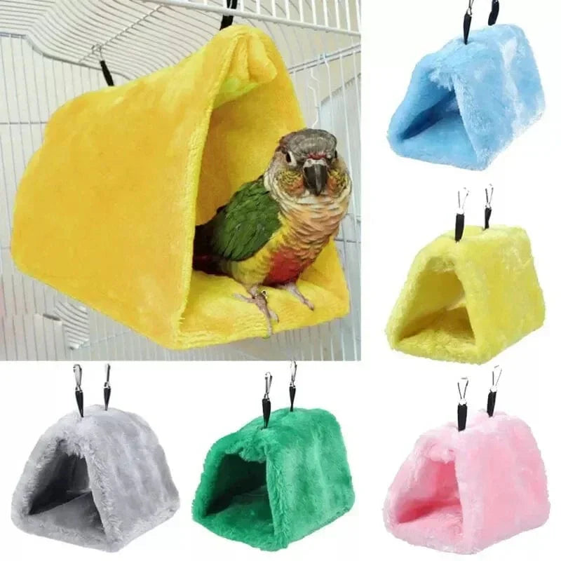 Pet Bird Parrot Cages Warm Bird Hammock Hanging Tent Bed for Bird Sleeping Bird Cage Decoration Accessories Bird House Bird Nest | Stornfield