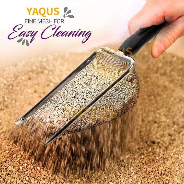 Pet Cleaning Tools Stainless Steel Feces Shovel Net Cat Litter Shovel Reptiles Lizard Sand Shovel Mesh Screen Fecal Spoon | Stornfield