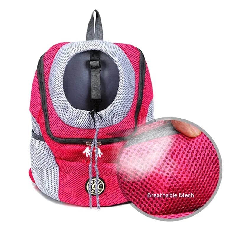Pet Dog Travel Backpack Portable Outdoor Breathable Mesh Cat Puppy Double Shoulder Carrier Bag for Small Large Dogs Pet Supplies | Stornfield