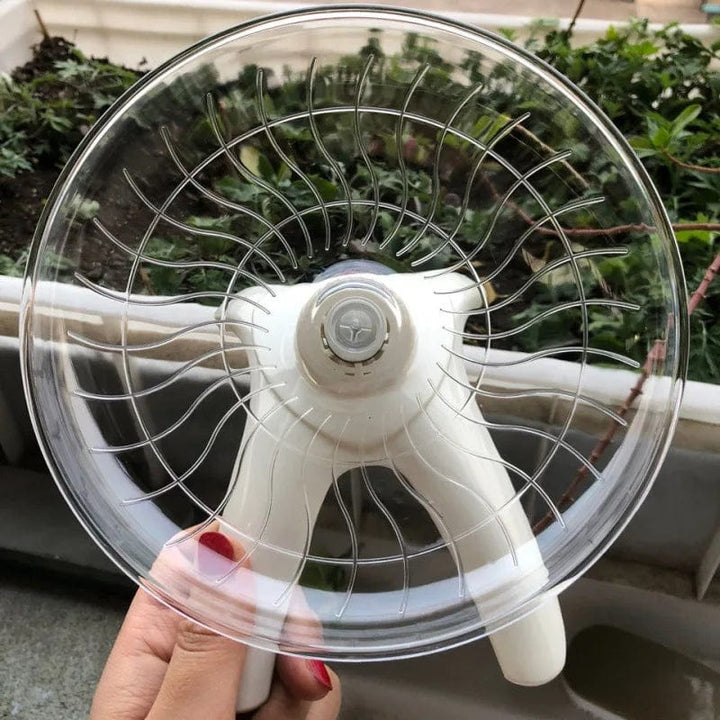 Pet Hamster Running Wheel Mute Flying Saucer Steel Axle Wheel Running Disc Toys Cage Small Animal Hamster Accessories | Stornfield